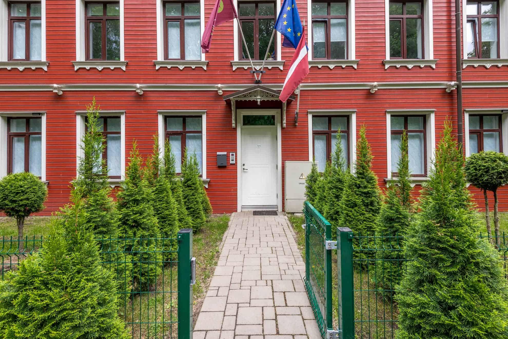 Ecolive Aparthotel Riga Exterior foto
